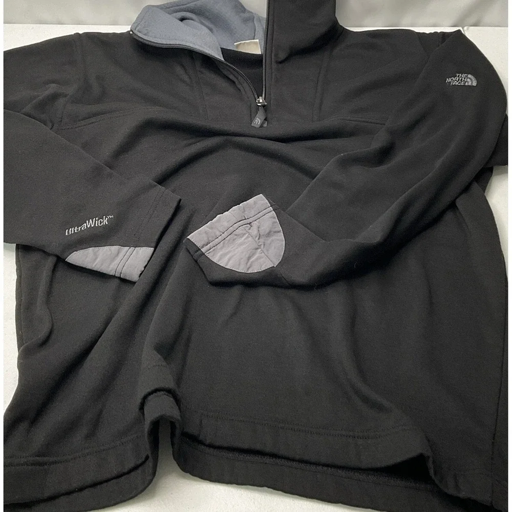 Vintage The North Face Pullover Men Sz M Ultrawick 1/4 Zip Mock Neck 90s Retro